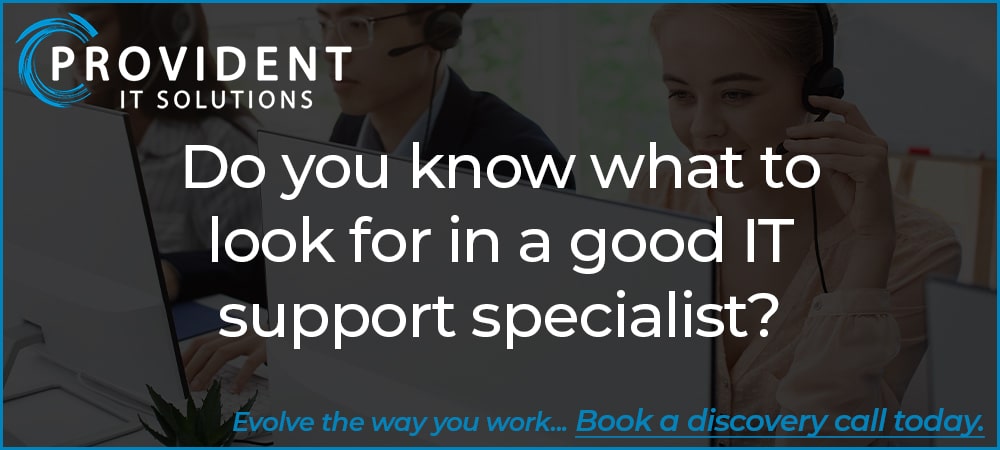 Effective IT Support - A Good Provider CTA